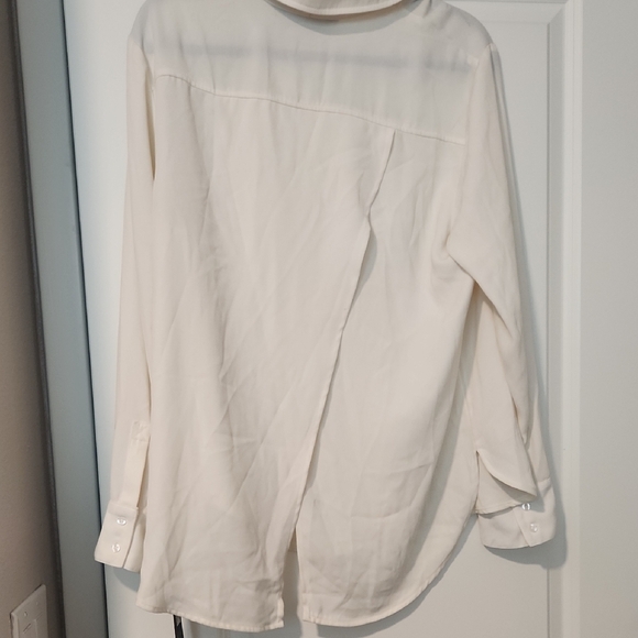 *New With Tags* RACHEL Rachel Roy Cream Blouse Size Large - Picture 7 of 9